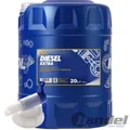 20 LITER SAE 10W-40 MOTORÖL ÖL MANNOL DIESEL EXTRA + HAHN
