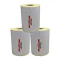Labex Label Thermo etiketten 100x60 mm – 3 Rollen à 500 Thermoetiketten auf Rolle – Barcodeetiketten, Lageretiketten, Paketaufkleber – Kompatibel mit Zebra, Argox, Sato