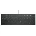 Active Key AK-C8112 - keyboard - wipe disinfection flat key profile IP68 - 100% full size - QWERTZ - German - black Input Device - Tastaturen - Deutsch - Schwarz