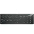 CHERRY Active KEY MTA AK-C8112 Corded Kabelgebunden Tastatur Deutsch, QWERTZ Schwarz Ergonomisch, Geräuscharme Tasten, Silikonmembran vollversiegelt