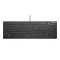 Cherry Hygiene-Tastatur kabelgebunden AK-C8112 schwarz AK-C8112-US-B/DE