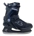 Cox Swain Schlittschuhe Frost, Softboots für Kinder und Erwachsene, Anfänger/Fortgeschrittene, Bequeme Passform, Edelstahlkufe vorgeschliffen Gr. 44
