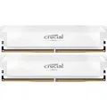Crucial Pro OC Weiß 64GB Kit 2x32GB DDR5-6000 CL40 UDIMM Gaming-Arbeitsspeicher - Unterstützt Intel XMP 3.0 und AMD EXPO