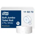 Tork Jumbo Toilettenpapier T1 2-lagig Premium 6 Rollen 1800 Blatt