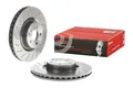 2x Bremsscheibe gelocht/innenbel. 09.B746.51 BREMBO für MERCEDES-BENZ E-KLASSE