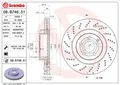 2x BREMBO 09.B746.51 Bremsscheibe für MERCEDES-BENZ