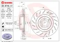 2 x BREMBO 09.B746.51 Bremsscheibe für MERCEDES-BENZ,MERCEDES-BENZ (BBDC)