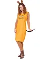 Maskworld Kostüm Die Sendung mit der Maus - Maus Kleid, Offizielles Kostümkleid für Frauen zur Sendung mit der Maus