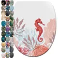 SANILO® WC-Sitz mit Absenkautomatik und Schnellverschluss Sea Horse, Toilettendeckel direkt vom Hersteller, Klodeckel, Klobrille, WC Deckel, WC Brille