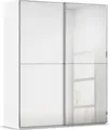 rauch Schwebetürenschrank Kleiderschrank Schrank Garderobe Schlafzimmerschrank SCALE-DUO edle zweigeteilte Türen Spiegel/Glas-Mix 3 Zierleisten MADE IN GERMANY