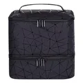 Kosmetiktasche Groß, BYLife Make-up-Tasche Make up Koffer Schminktasche Schminkkoffer Leer Kosmetiktasche Nagellack-Organizer Für 30 Flaschen Beauty Case Nagelkoffer