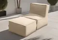 DOMO collection Sofaelement Fiu: einfach aufblasbar, für Camping, Garten, Terrasse, Balkon, wetterfester Outdoor Sessel 75/115/73 cm, klein verstaubar