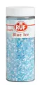 Tortendeko Schneeflocken essbare Zuckerperlen RUF eisblau weiß 100g Modell-Nr