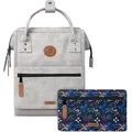 Cabaïa Adventurer Small Reims White Vegan - Rucksack - Hellgrau