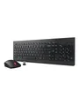 Lenovo Essential Wireless Combo - keyboard and mouse set - Polish - Tastatur & Maus Set - Polisch - Schwarz
