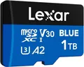 Lexar Blue Micro SD Karte 1TB, bis zu 160 MB/s Lesen, microSDXC UHS-I-Karte