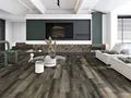 Super Solu Vinyllaminat SPC Klick-Vinyl 5mm mit IXPE-Dämmung, Holzoptik, NK33 Wasserfest, 10 St., S6071-9, Pinie schwarz, 1120 x 228 x 5 mm, Pinie schwarz, PVC Klick-Vinyl Bodenbelag