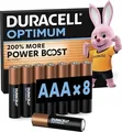 Duracell 8 Batterien Optimum Micro AAA - Batterie (151266)