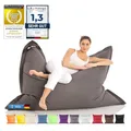 LAZY BAG Riesen-Sitzsack Classic XXL 140x180 cm | Sitzkissen 2-in-1 für relaxtes Sitzen & Liegen | Bequeme Indoor & Outdoor 4 Mio. EPS-Perlen für perfekte Ergonomie | waschbarer Bezug