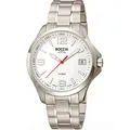 Boccia Herren Armbanduhr Titan mit Saphirglas 41 mm Silber