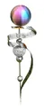 Jürgen Bocker - Gartenambiente Gartenstecker Saturn Edelstahl Rainbow matt 160 cm Beetstecker Gartenstecker