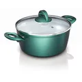 Genius Cerafit Fusion Topf 20cm mit Glasdeckel (2 Teile) Kochtopf für Speisen - dank Lotus-Effekt einfach zu reinigen