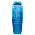 Sea to Summit - Trek -9°C Down Sleeping Bag - Daunenschlafsack Gr Long - max Body Length 198 cm Zip: Left Blau