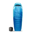 SEA TO SUMMIT - Trek Daunenschlafsack Long (-9°C) - Mumienschlafsack - Ultra-Dry Down 650+ Loft - 2 Jahreszeiten - Zip Coupling - Alle Outdoor-Aktivitäten - Blue - 1611g