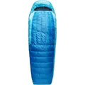 Trek -9C/15F - Daunenschlafsack links long snorkel blue