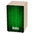 Sela Varios Cajon Green herausnehmbar Snaresystem Percussion Trommel Clap Corner