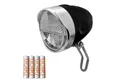 nean Fahrrad-Frontlicht Batterie, LED, Dynamo, Frontleuchte, Reflektor, StVZO-zugelassen, 30 LUX