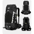MAITY Wanderrucksack 60L Ultraleichter Wasserdichter ergonomisch Trekkingrucksack - Schwarz