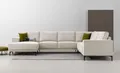 Wohnlandschaft OTTO HOME "OLAND U-Form, XXL, B: 342 cm, Skandi-Design", braun (latte), B:342cm H:85cm T:260cm