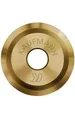 Topline Kaufmann Blech - Rad de Ersatzrad de Schnitt, Farbe gold
