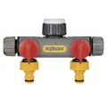 Hozelock Fontänenaufsatz Hozelock 2252 0000 2-Wege-Verteiler 12 - 15 mm (1/2) Ø mit Regulier