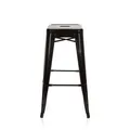 hjh OFFICE Barhocker VANTAGGIO HIGH Barstuhl Hocker Sitzhocker metallic schwarz