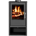 Victoria Capri Kaminofen – 7,6 kW,  Effizienz, kompakt & umweltfreundlich - Schwarz