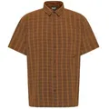 Jack Wolfskin Herren Meseta Kurzarmhemd - XXL - CHECK autumn leaves