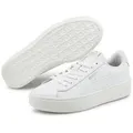 PUMA VIKKY STACKED L Sneaker Obermaterial aus Leder, SOFTFOAM+ Dämpfungstechnologie weiß 42 EU