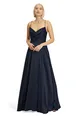 Vera Mont Damen Abendkleid mit Wasserfallausschnitt Night Sky,34