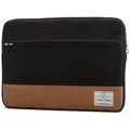 Johnny Urban Laptoptasche Canvas Laptophülle 13 Zoll braun|schwarz