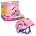 BABY Born Helm mit bunten Motiven, Puppenhelm größenverstellbar für 36cm & 43cm Puppen