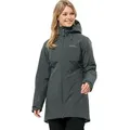 Jack Wolfskin Funktionsmantel HEIDELSTEIN INS JKT W Wärmend, winddicht, Übergangsjacke grün XS (34)