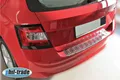 RECAMBO Ladekantenschutz für SKODA FABIA III, ab 2014 Stoßstangenschutz, V2A rostfrei, Exklusive Optik, praktischer Schutz & perfekte Passform