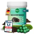 PVU Maulwurf Kugeln 100er Pack Vertreiber Abwehr gegen Maulwürfe Garten
