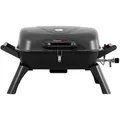 Royal Gourmet Gasgrill mit 3,5 kW, Tischgasgrill mit Griffen und Klappbaren Beinen, Tragbarer Campinggrill für Garten, Balkon - Schwarz