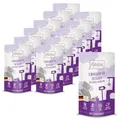 MjAMjAM - Premium Nassfutter für Katzen - Quetschie - schmackhafter Truthahn an leckeren Möhrchen, 12er Pack (12 x 125 g), getreidefrei mit extra viel Fleisch