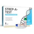 GetTested Strep A Testkit – CE-zertifizierter Rachenabstrich für zu Hause zum Nachweis von Streptococcus Gruppe A, schnelle Ergebnisse in 5 Minuten, einfacher und diskreter Selbsttest