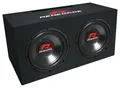 RENEGADE Subwoofer-Box RXV1002 2x 25cm 1000 Watt Doppelwoofer Auto Basskiste