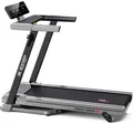 STAMM BODYFIT Laufband TRACK ORION 06 (mit 40-Trainingsprogrammen und 3 extra großen LED-Anzeigen), bis max. 16 km/h, klappbar, mit Steigung, 120 kg max. Benutzergewicht